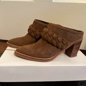 Dolce Vita Serla Dark Brown Suede Mule